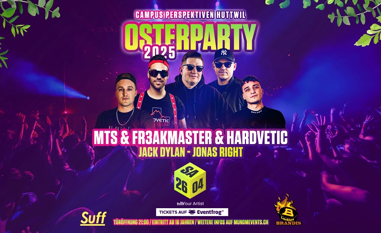 Osterparty 2025 Huttwil Tickets