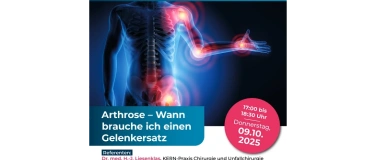 Event-Image for 'Forum: Arthrose – Wann brauche ich einen Gelenkersatz?'