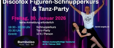 Event-Image for 'Discofox Figuren Schnupperkurs & Tanzparty'
