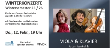 Event-Image for 'Kammermusik f&uuml;r Viola und Klavier'