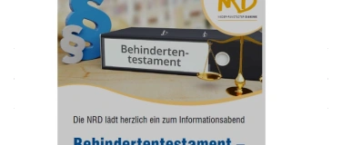 Event-Image for 'Behindertentestament: NRD l&auml;dt zum Informationsabend'