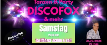 Event-Image for 'Tanzen & Party mit Discofox'