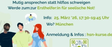 Event-Image for 'HSN Erste Hilfe Kurs f&uuml;r die Psyche'