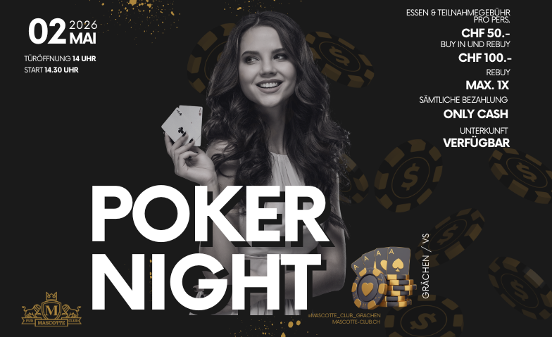 Poker Night im Mascotte Tickets