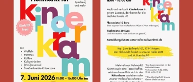 Event-Image for 'Kinderkram &ndash; Flohmarkt f&uuml;r Bekleidung, Spielzeug und mehr!'
