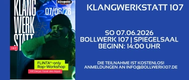 Event-Image for 'Klangwerkstatt 107: FLINTA*-only Rap-Workshop'