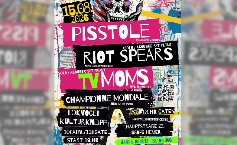 The "all-styles" Punk and Affiliates Festival Lokvogel Kulturkneipe, Hemer Tickets