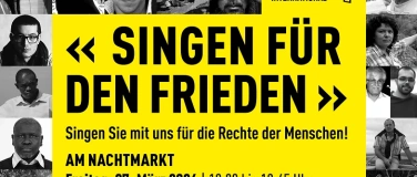 Event-Image for 'SINGEN F&Uuml;R DEN FRIEDEN'