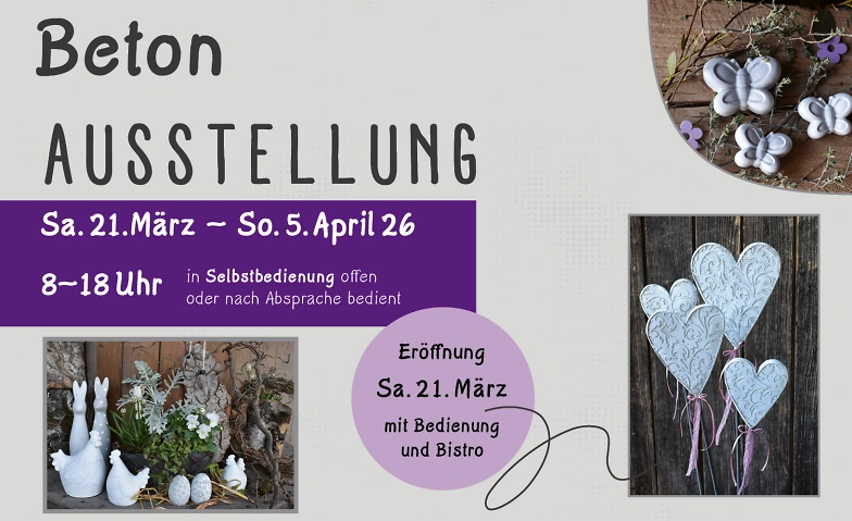 Beton Ausstellung &ndash; Selbstbedienung Tickets