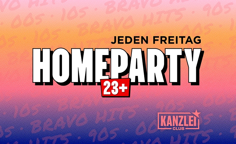 Event-Image for 'Homeparty 23+ - 90s Special'