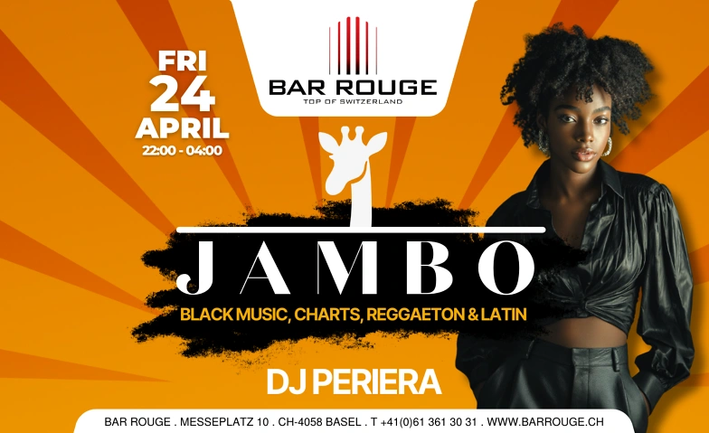 JAMBO Night Bar Rouge - Rooftop Bar & Club, Basel Tickets