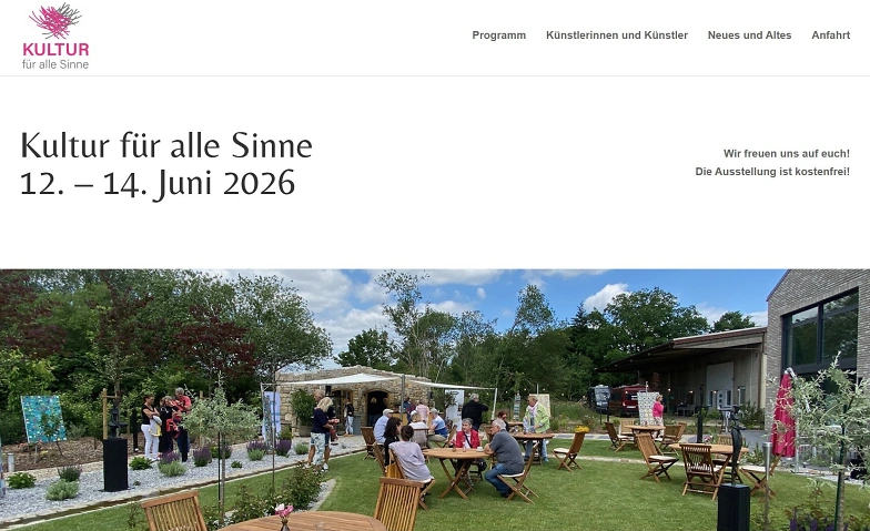 Event-Image for 'Kultur f&uuml;r alle Sinne 2026'
