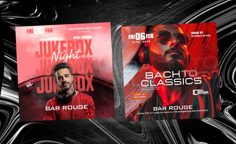 JUKEBOX x Back To Classics Bar Rouge - Rooftop Bar & Club, Messeplatz 10, 4058 Basel Tickets