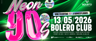 Event-Image for 'Neon 90's - vor Feiertag - Die 90er Party in Winterthur!'