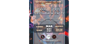 Event organiser of 2000s-2010s - Throwback Party