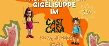 Event-Image for 'Kasperlitheater Gigelisuppe im Casi Casa Z&uuml;rich'