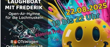 Event-Image for 'LAUGHBOAT MIT FREDERIK · Open-Air-Hymne für die Lachmuskeln'