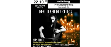 Event-Image for 'Die drei Leben des Cellos Stas Fekete KONZERT BEI KERZENLICH'