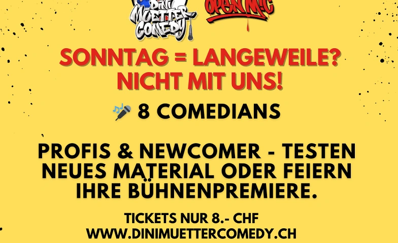 Event-Image for 'StandUp Comedy: Open Mic'