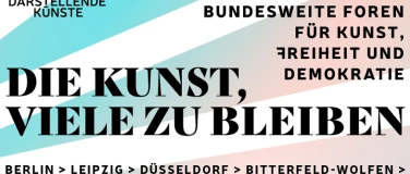 Event-Image for 'DIE KUNST, VIELE ZU BLEIBEN 1: POETISCHE POSITIONEN'