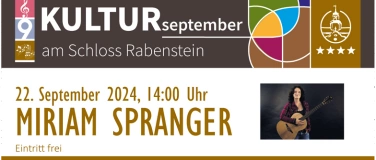 Event-Image for 'KULTURseptember – Miriam Spranger'