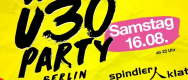Event-Image for 'Ü30 BERLIN SOMMERPARTY – FEIERN DIREKT AN DER SPREE!'