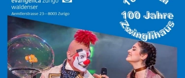 Event-Image for '100 Jh. ZWINGLIHUS: zweisprachiger (DE-IT) Clowngottesdienst'