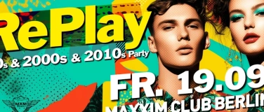 Event-Image for 'RePlay - Back to the 90s, 2000s & 2010s Party!'
