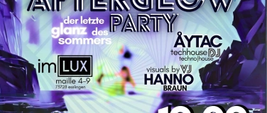 Event-Image for 'AFTERGLOW-Party - der letzte Glanz des Sommers'