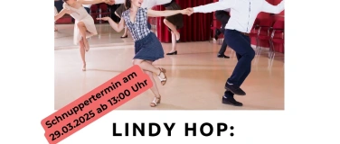 Event-Image for 'Lindy Hop Schnupperkurs: Improvisationstanz zu Swing-Musik'