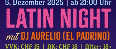 Event-Image for 'Latin Night mit DJ Aurelio (El Padrino)'