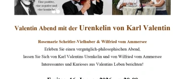 Event-Image for 'Valentin Abend mit der Urenkelin von Karl Valentin'