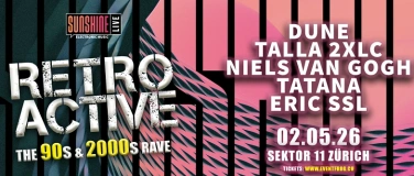 Event-Image for 'SUNSHINE LIVE Retroactive'
