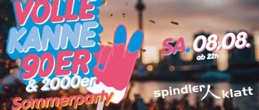 Event-Image for 'Volle Kanne 90er & 2000er &ndash; Sommerparty'