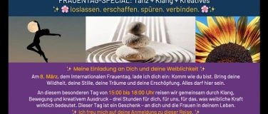 Event-Image for 'FRAUENTAG-SPECIAL   Loslassen. Erschaffen. Sp&uuml;ren. Ver'