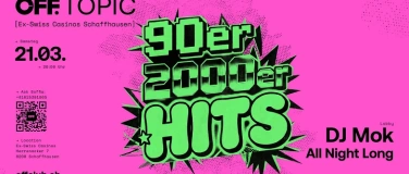 Event-Image for 'Topic (90er & 2000er) - Saturday, 21 March 2026'