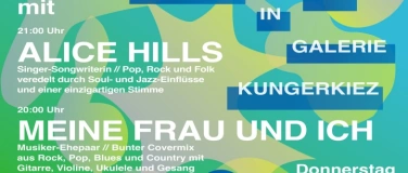 Event-Image for 'Kiezkonzert No. 10 // Meine Frau und Ich & Alice Hills'