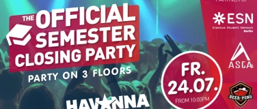 Event-Image for 'The Official Semester Closing Party'
