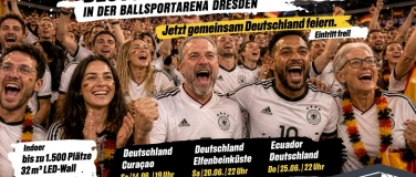 Event-Image for 'Public Viewing in der BallsportARENA: Deutschland vs. Cura&ccedil;a'