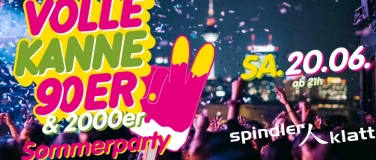 Event-Image for 'Volle Kanne 90er & 2000er &ndash; Sommerparty'