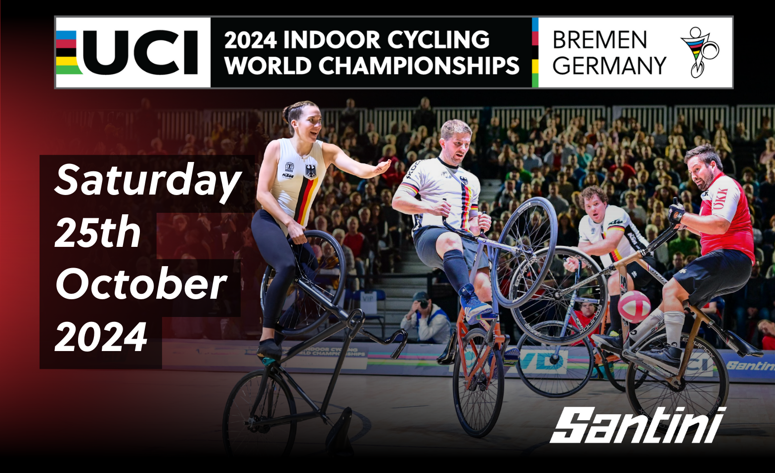 2024 UCI Indoor Cycling World Championships Saturday in Bremen Radsport