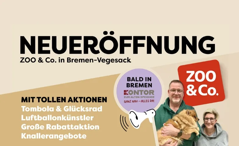 Event-Image for 'Familientag und Neuer&ouml;ffnung bei ZOO & Co. Bremen'