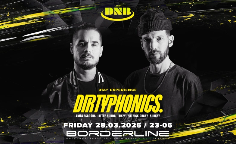 DRUMNBASEL 360° w/ DIRTYPHONICS Stahlwerk, Hagenaustrasse 29, 4056 Bâle Billets