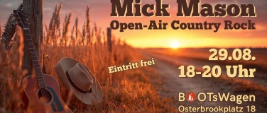 Event-Image for 'MICK MASON · Open-Air Country Rock'