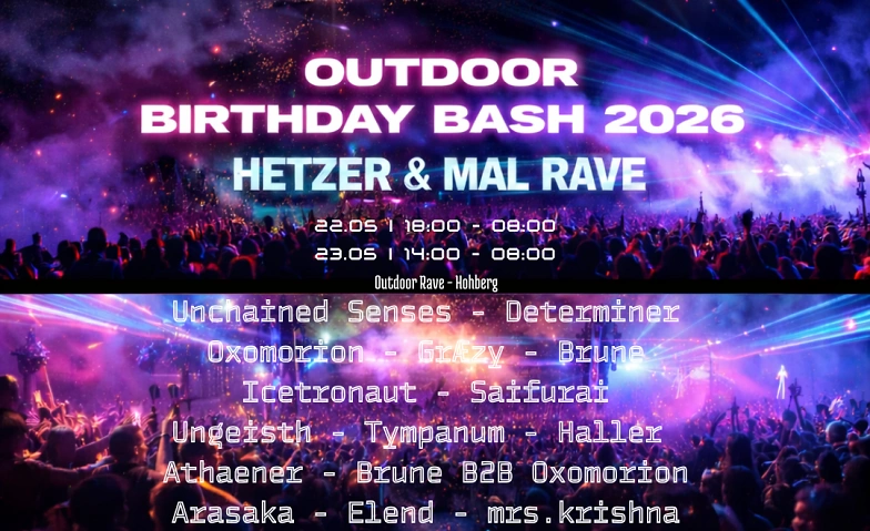 Event-Image for 'Birthday Bash! Hetzer & Mal Rave'