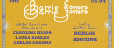 Event-Image for 'Barrio Sonoro: Carolina Ria&ntilde;o Trio & Berlin Biguine, 25.04'