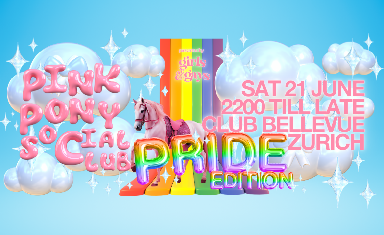 PINK PONY SOCIAL CLUB - PRIDE EDITION - ZURICH PARTY Tickets