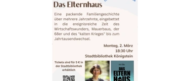 Event-Image for 'Iris Otto liest: Das Elternhaus'
