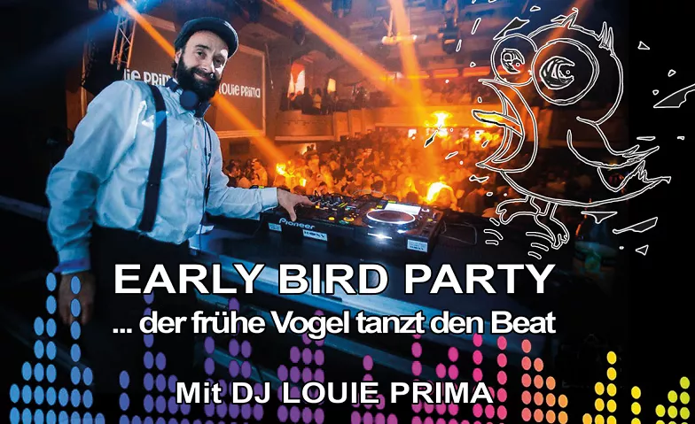 Die Early Bird Party: Der frühe Vogel tanzt den Beat! ART Stalker Billets