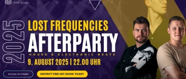 Event-Image for 'AFTERPARTY  LOST FREQUENCIES'